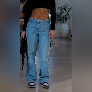 Forever 21 baggy Cargo jeans size 27